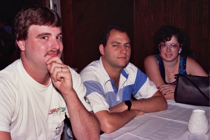 Scott Johnson, Brian Armstrong, Erin Moran '87